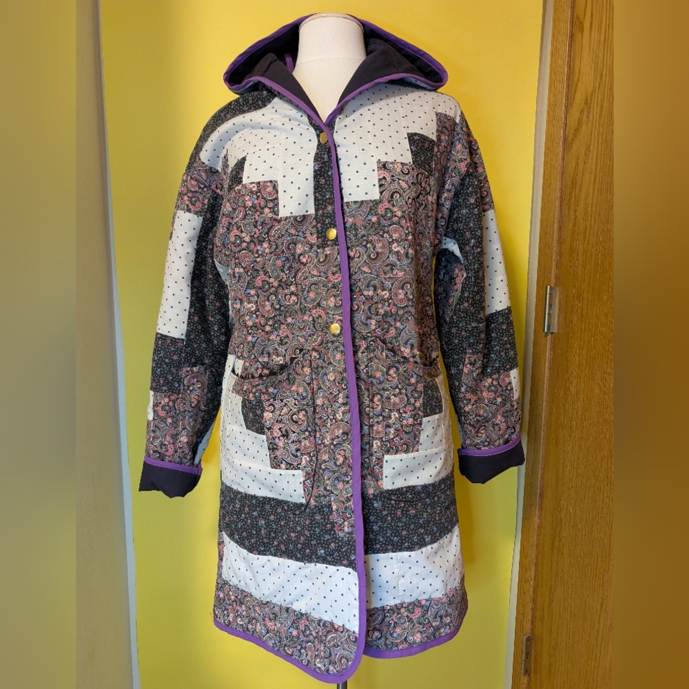 Quilt Coat Chore Jacket Hooded